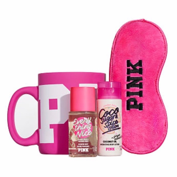 PINK Coco Sugar & Spice Cozy Gift Mug Set - Picture 2 of 2